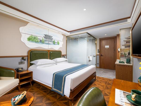 Time Traveller Boutique Hotel - Near National Convention Centre, National Stadium , Olympic Forest Park , National Tennis Center, Beishatan subway station, Hail taxi, Free laundry, Tourism consultation : photo 3 de la chambre chambre double supérieure