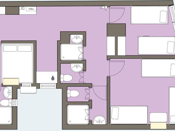 Check Inn HK : photo 10 de la chambre suite appartement 3 chambres