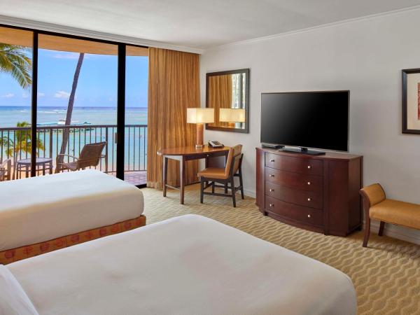 Hilton Hawaiian Village Waikiki Beach Resort : photo 10 de la chambre hébergement 2 lits doubles - tour rainbow - côté océan