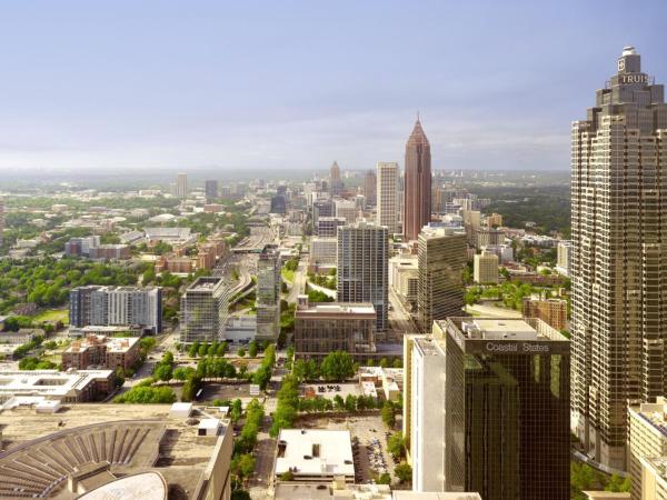 The Westin Peachtree Plaza, Atlanta : photo 7 de la chambre chambre lit king-size - vue sur horizon - Étage supérieur