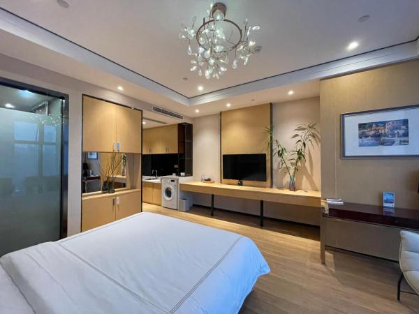 重庆熙岸江景酒店 Chongqing Serenity Riverside Hotel : photo 3 de la chambre chambre lit queen-size deluxe