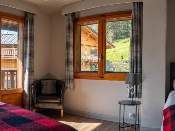 Hotel La Renardière Morzine : photo 1 de la chambre chambre double ou lits jumeaux