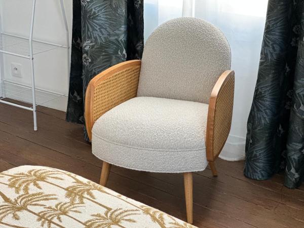 Villa Jade Etretat : photo 4 de la chambre chambre supérieure lit queen-size