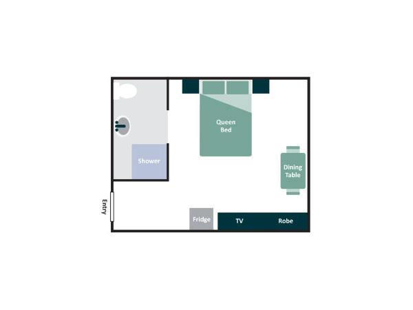 Echo Holiday Parks - Windsor Gardens : photo 9 de la chambre budget units - queen