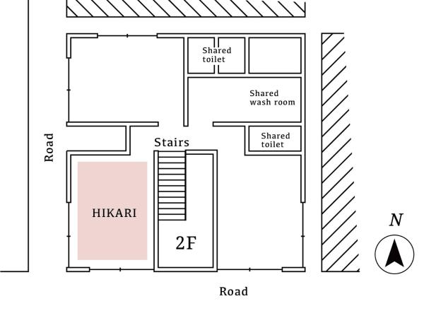 hanare : photo 8 de la chambre hikari - chambre de style japonais avec salle de bains commune - dernier Étage