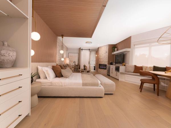 Prestige Beach House, WorldHotels Crafted : photo 1 de la chambre superior king suite with balcony and fireplace - non-smoking