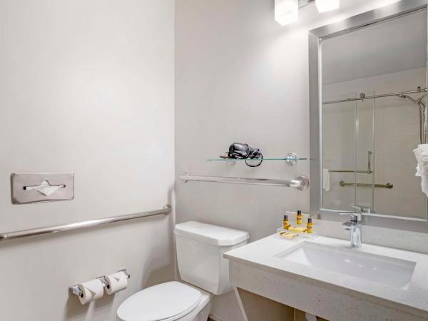 Best Western PLUS Hobby Airport Inn and Suites : photo 4 de la chambre chambre lit king-size avec douche accessible en fauteuil roulant - personnes à mobilité réduite/non-fumeurs