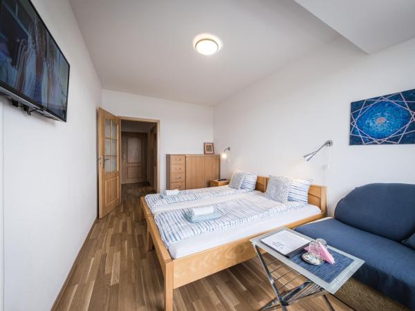 Penzion Kozí Horka u Brněnské přehrady : photo 1 de la chambre chambre double ou lits jumeaux - vue sur lac