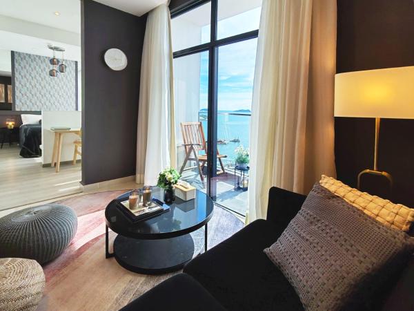Seaview Bliss Studio By Tropical Elegance : photo 6 de la chambre one-bedroom premium apartment with ocean view