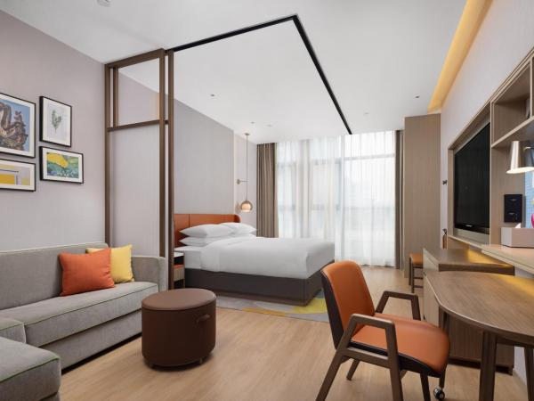 Home2 Suite by Hilton Dongguan Shipai : photo 2 de la chambre chambre double deluxe