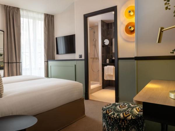 Hotel Grand Coeur Latin : photo 6 de la chambre chambre lits jumeaux