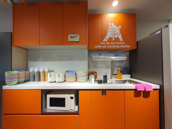 Seoul Cube Myeongdong : photo 3 de la chambre lits superposés dans dortoir masculin