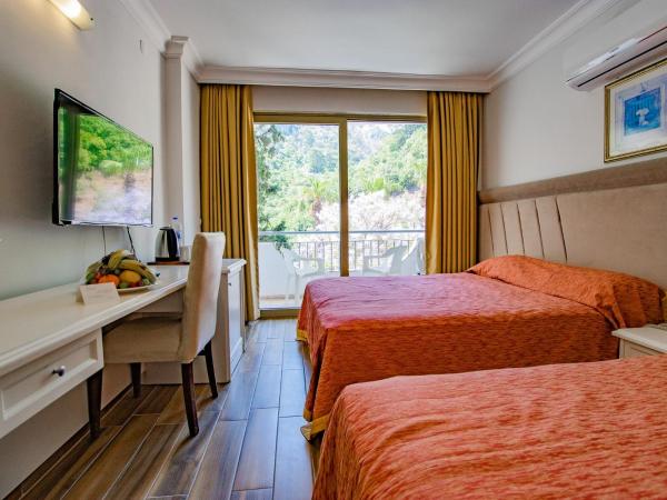 Icmeler Beach Hotel All Inclusive 14 Age Plus : photo 1 de la chambre chambre triple – vue sur montagne