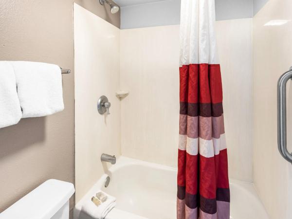 Red Roof Inn Indianapolis North - College Park : photo 5 de la chambre chambre lit king-size deluxe - non-fumeurs