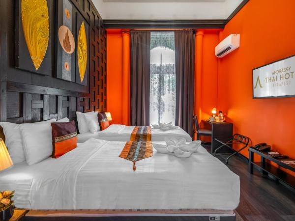 Andrassy Thai Hotel : photo 6 de la chambre chambre double ou lits jumeaux supérieure avec vue sur ville