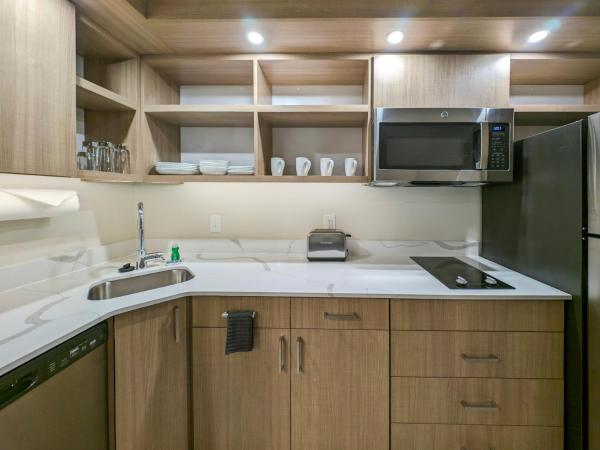 Homewood Suites by Hilton Oklahoma City Airport : photo 3 de la chambre studio lit king-size avec baignoire accessible aux personnes à mobilité réduite