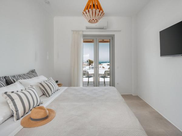 Ostria View Mykonos : photo 3 de la chambre chambre double deluxe avec balcon - vue sur mer