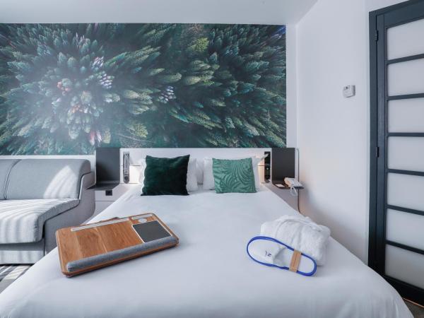 Novotel Luxembourg Centre : photo 7 de la chambre chambre exécutive avec lit queen-size et canapé