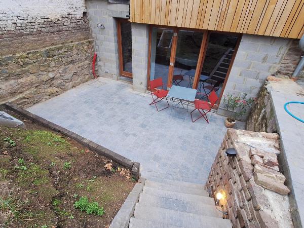 Bed and breakfast Le fourchu fossé : photo 1 de la chambre appartement 1 chambre avec terrasse