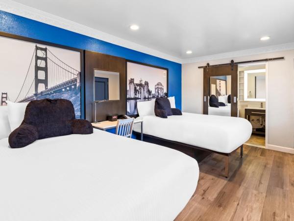 Signature Inn San Francisco Marina District : photo 1 de la chambre chambre double avec 2 lits doubles - non-fumeurs