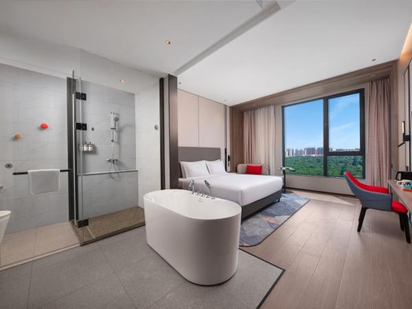 Holiday Inn Express Beijing Mentougou, an IHG Hotel : photo 1 de la chambre standard king room with bath and extra floor space