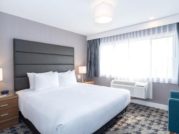 Sandman Hotel Edmonton West : photo 1 de la chambre suite standard avec 1 lit king-size, canapé-lit, kitchenette