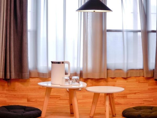 笑脸里青年旅舍天府店 : photo 6 de la chambre chambre lit queen-size deluxe