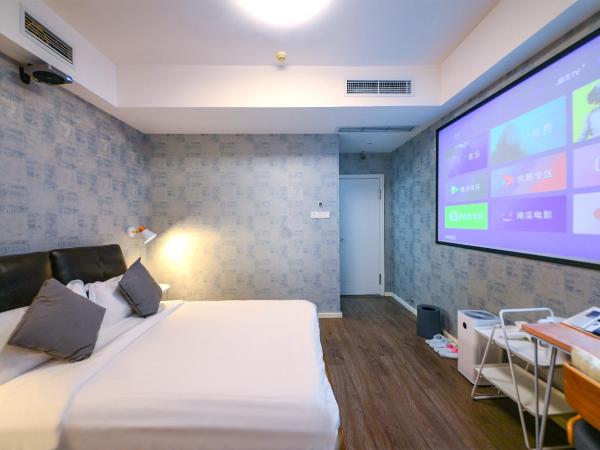 笑脸里青年旅舍天府店 : photo 4 de la chambre chambre lit queen-size deluxe