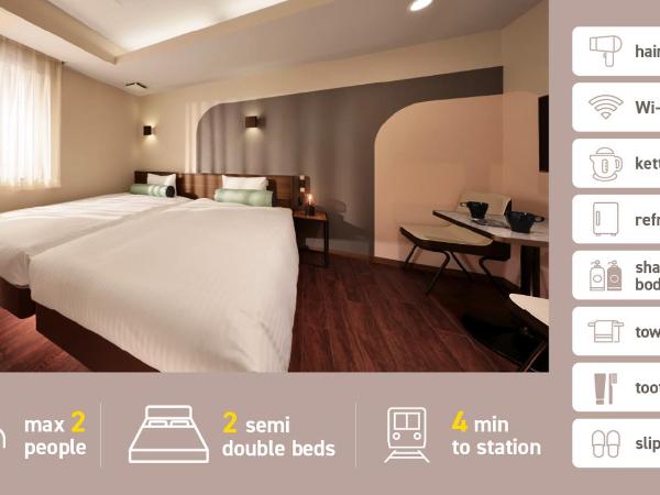 Tanimachi LUXE HOTEL : photo 2 de la chambre chambre lits jumeaux deluxe