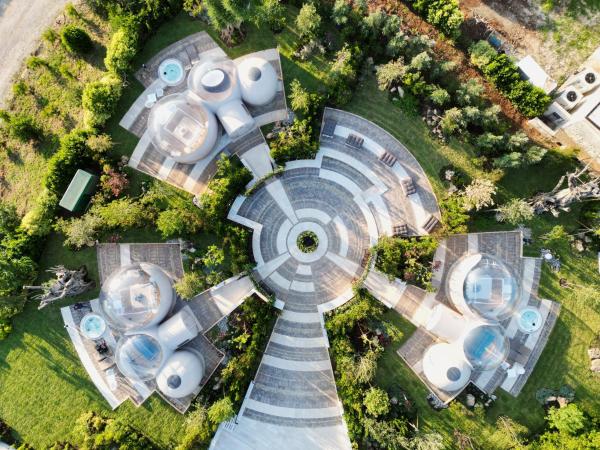 Tenuta Danesi - Bubble Room : photo 8 de la chambre suite lit queen-size avec baignoire spa