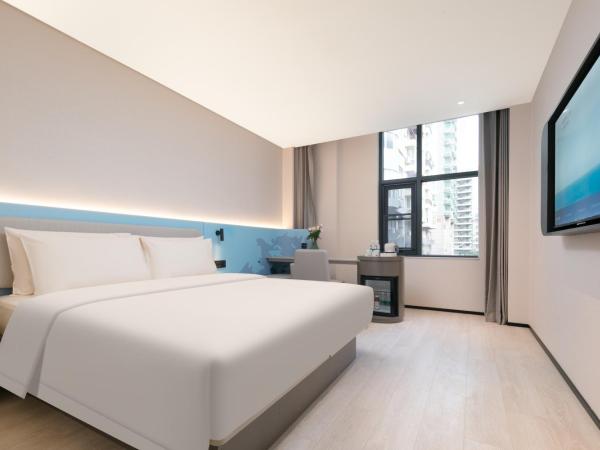 Atour Light Hotel Wuhan Wanxiang City Xinhua Road : photo 1 de la chambre chambre lit queen-size confort