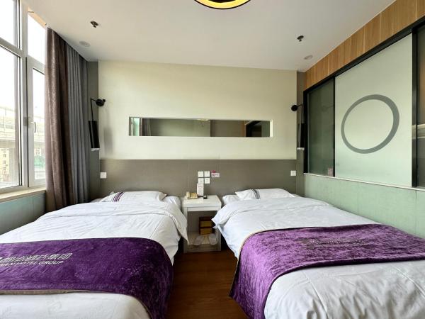 都市118酒店广电大厦店 : photo 2 de la chambre chambre lits jumeaux deluxe