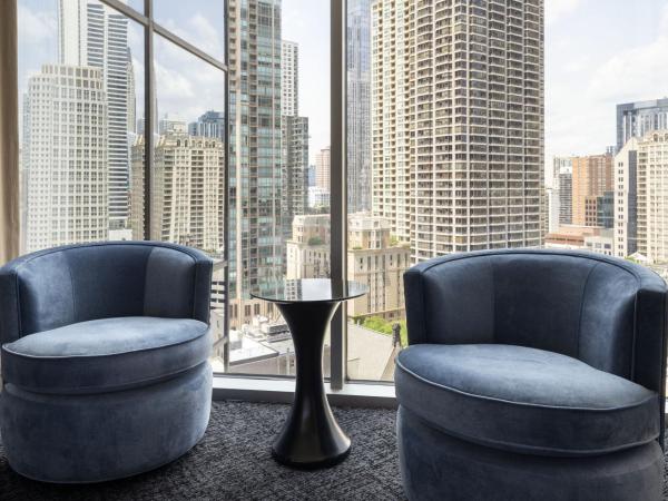 Residence Inn by Marriott Chicago Downtown Magnificent Mile : photo 5 de la chambre studio avec 2 lits queen-size