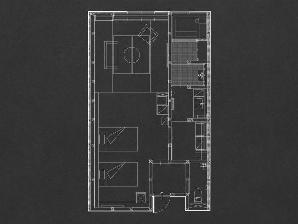 Hotel Utano Kyoto Besho : photo 2 de la chambre japanese style twin room -wakatake/moegi- non-smoking (2nd floor)