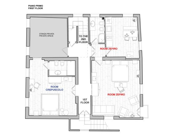 Aria e Luce Suites a Venezia : photo 4 de la chambre chambre double avec salle de bains privative