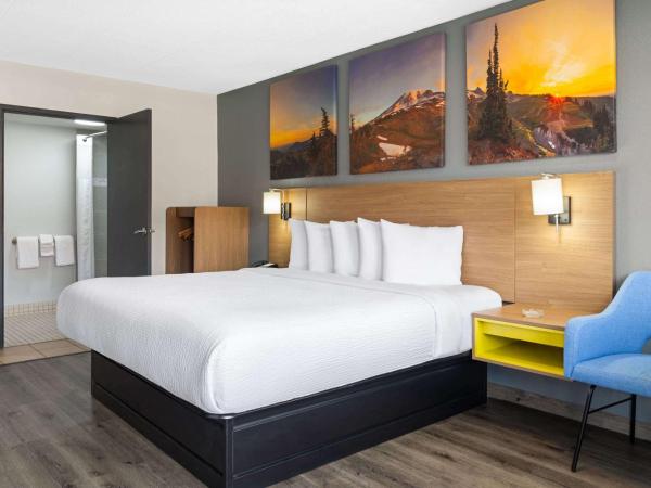 Days Inn by Wyndham Columbus Worthington : photo 1 de la chambre king room with mobility access, roll-in shower, smoking