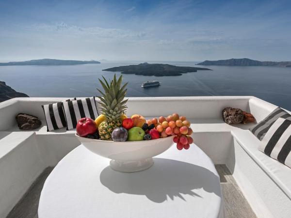 Aigialos Luxury Traditional Settlement : photo 1 de la chambre suites panoramiques - vue sur coucher de soleil