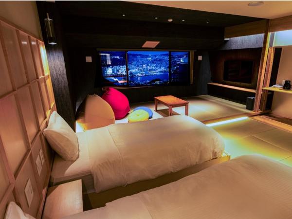 Nagasaki Sky Hotel : photo 4 de la chambre twin room with tatami area with view