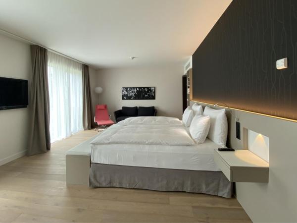 Modern Times Hotel, Vevey, A Tribute Portfolio Hotel : photo 1 de la chambre junior king suite with partial water view