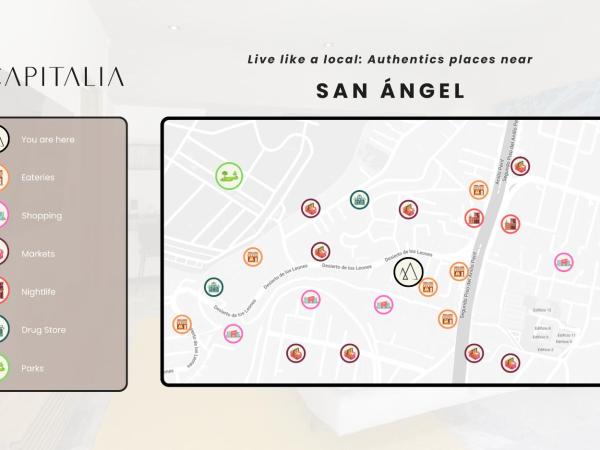 Capitalia - ApartHotel - San Angel Inn : photo 1 de la chambre suite junior avec balcon