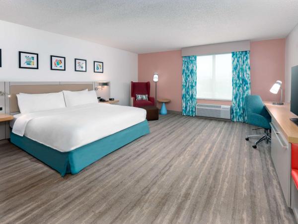 Hilton Garden Inn Orlando International Drive North : photo 2 de la chambre chambre lit king-size avec baignoire - accessible aux personnes à mobilité réduite et adaptée aux personnes malentendantes