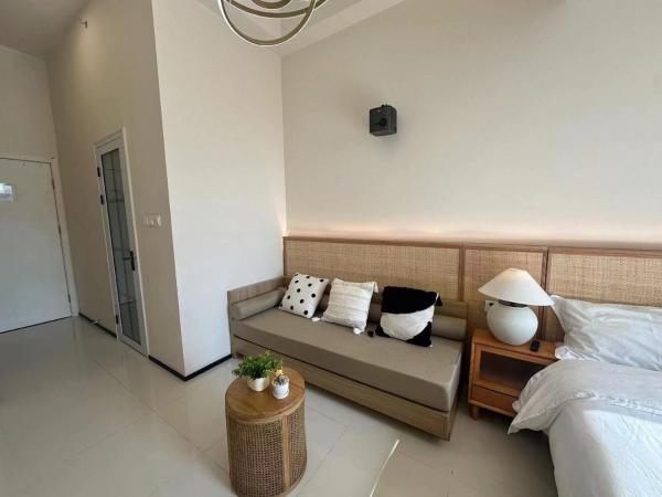 北京栖梦酒店 : photo 5 de la chambre chambre lit queen-size - vue sur jardin