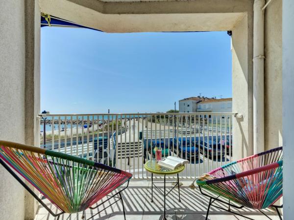 Hotel Camille : photo 10 de la chambre chambre double avec balcon - vue sur mer