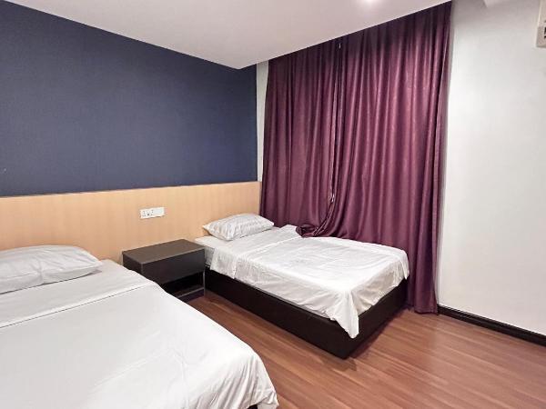 New YX oasis hotel 新悦喜雅居自助酒店 : photo 2 de la chambre chambre double ou lits jumeaux avec salle de bains privative