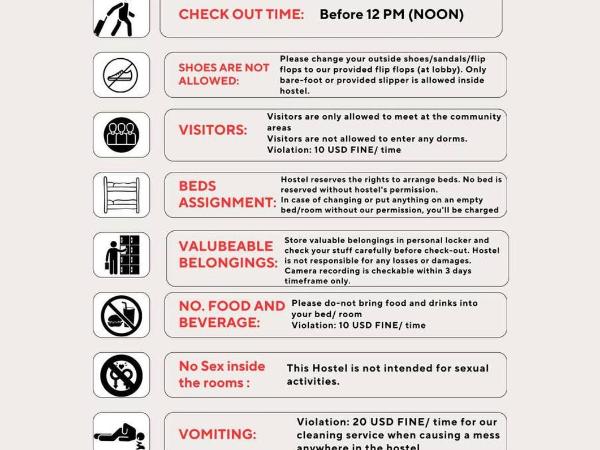 Happiness Community Wake & Bake Hostel - Rooftop Bar & Bistro : photo 10 de la chambre lit superposé dans dortoir mixte