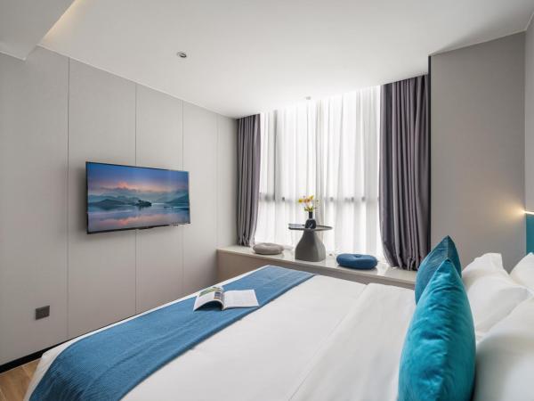 Vizhanwan Hotel Shenzhen International Convention and Exhibition Center : photo 6 de la chambre chambre lit queen-size 