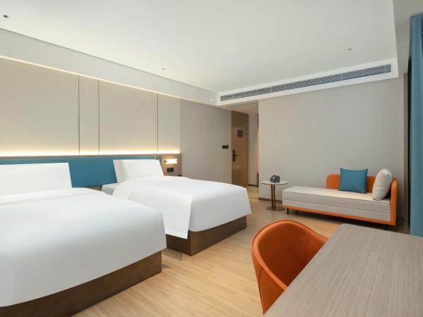 Yizhi Hotel Guangzhou Nancun Wanbo Metro Station : photo 2 de la chambre chambre lits jumeaux deluxe