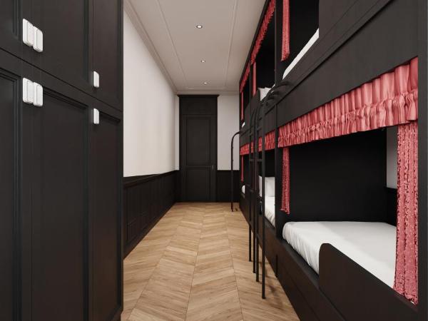 杭州拣枝而栖青年旅舍西湖文三路地铁站店 : photo 2 de la chambre lit dans dortoir pour femmes de 6 lits