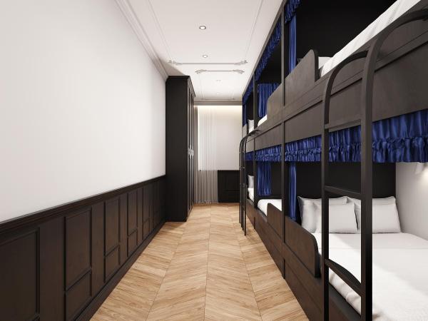 杭州拣枝而栖青年旅舍西湖文三路地铁站店 : photo 5 de la chambre lit dans dortoir pour femmes de 6 lits