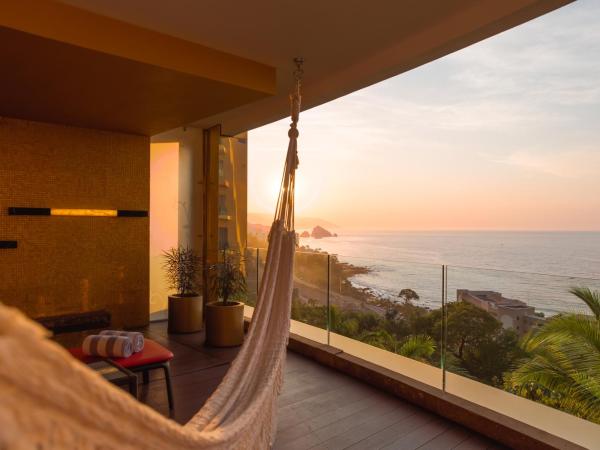 Hotel Mousai - Adults Only : photo 5 de la chambre suite junior mousai avec 2 lits doubles - exposée nord - vue sur océan